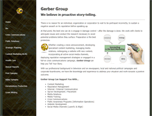 Tablet Screenshot of gerbergroup.biz